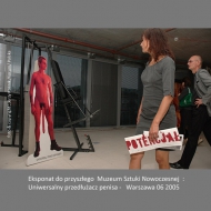 Exhibit to future Museum Modern Art at Warsaw - june 2006